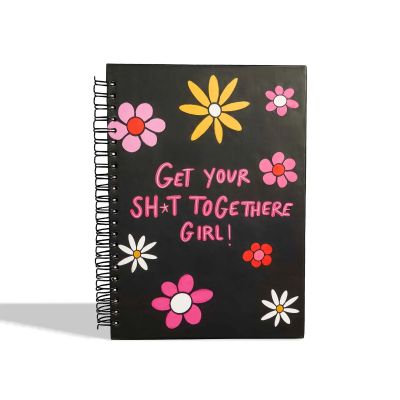 Lined Notebook 80 Sheets White Paper A5 – Get Your Sht Together Girl (NB16)