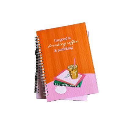 Lined Notebook 80 Sheets White Paper A5 – I’m Good at Drinking Coffee (NB22)
