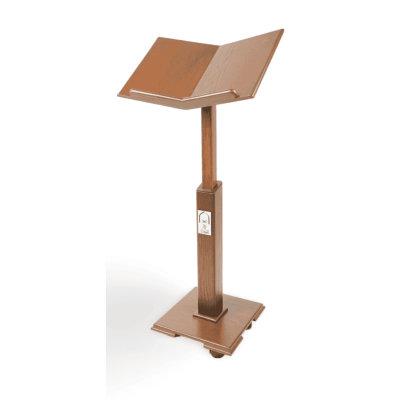 حامل مصحف خشب بعجل ارتفاع مستويات من 100:60سم رقمA2