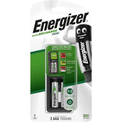 جهاز شاحن بطاريات ENERGIZER -AAA رقم+ 2 حجر ريموت شحن CH2PC3-700mAh