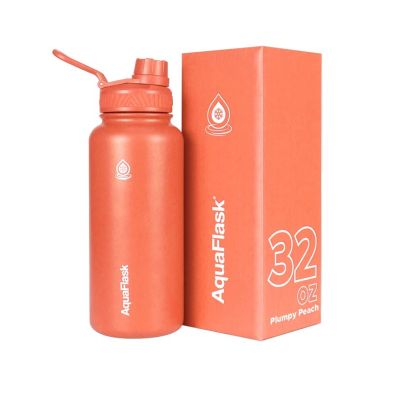 زجاجة مياه ستانلس ستيل بعليقة Regular Plumpy Peach 32oz 950ml