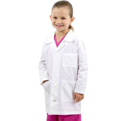 بالطو أبيض بوليستر مقاسات رقم 6