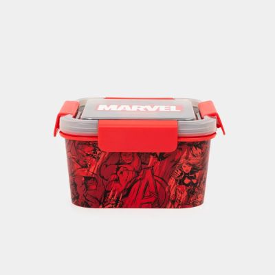 علبة سلطة بلاستيك 2دور +علبة صوص 1810م رقم75441 Marvel