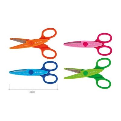 مقص أطفال Adel سلاح معدن مشرشر مقاس 13.7رقم 2121000001