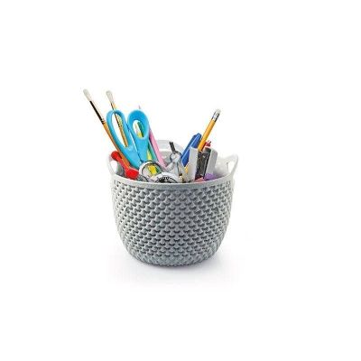 باسكت حفظ ادوات بلاستيك مدور ديملا 1.5لت