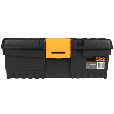 شنطة منظم عدد وادوات بلاستيك اسود12بوصة اقتصادى مقاس360×155×110مم رقم-Mano-ET-12