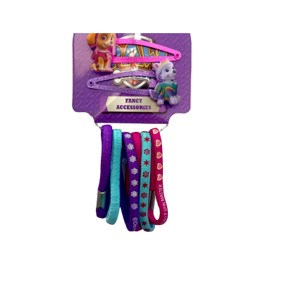 طقم توك شعر استيك+2كلبس Paw Patrol رقمHA-10