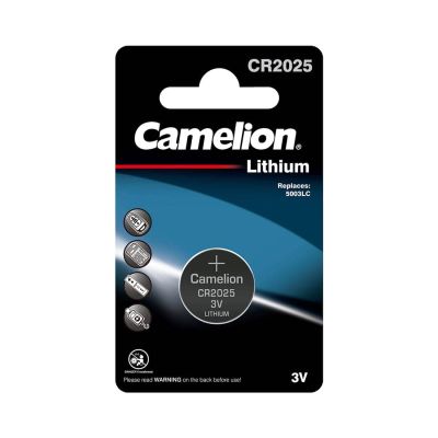 كارت بطاريات ليثيوم ساعة 1ق رقم Camelion-CR2025