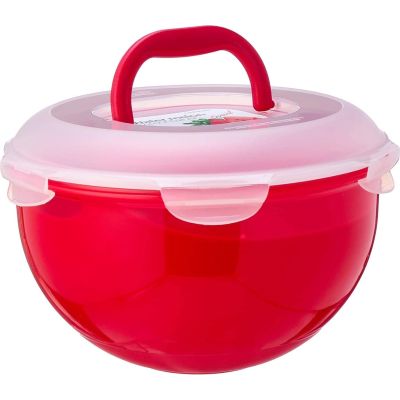 حافظة طعام بلاستيك شفاف بالغطاء Lock & lock مقاس 8 لتر water melon رقم HSM958R