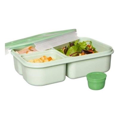 لانش بوكس مقسم Lock & lock مقاس 0.980 لتر رقم HPL781M