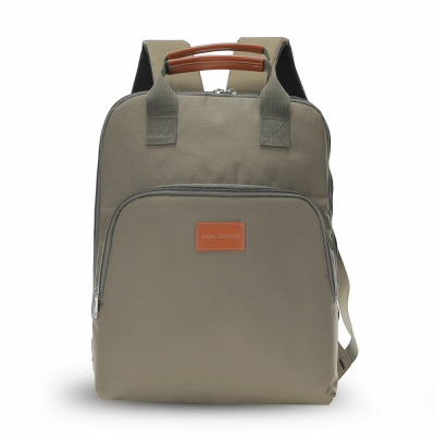 Elegant Fabric Laptop Backpack 14-inch Olive No. LB028