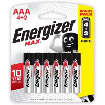 E92BP6 4+2 رقم ENERGIZER -AAA كارت 4+2 حجر ريموت