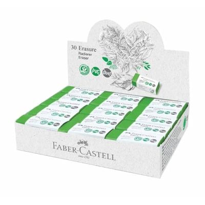 علبة استيكة فابر كاستل أخضر /30 PVC-FREE DUST-FREE رقم 187350