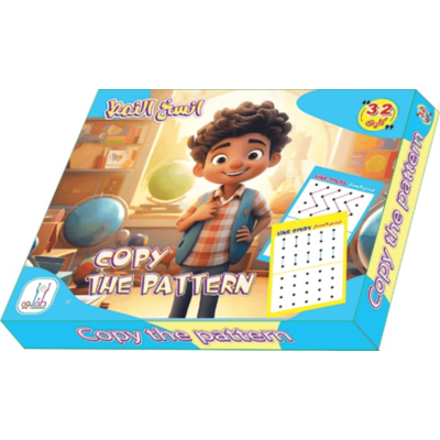 كروت تعليمية للاطفال 32كارت انسخ النمط Copy The Pattern+قلم