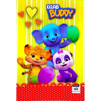 كشكول دبوس مربعات 0.5سم40ورقة مقاس16*22.5 سمMitkees