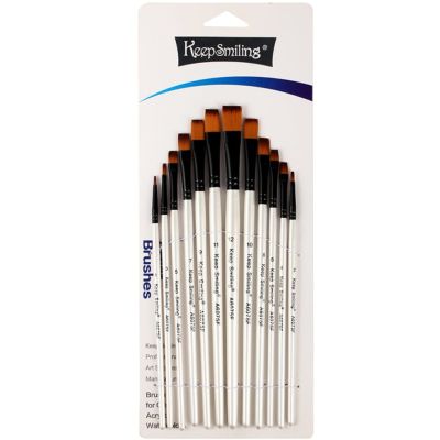 Keep Smiling Artist Brush Set 12 Pieces No. A6075F