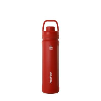 زجاجة مياه حرارى ستانلس ستيل بيد Sport Lid 2025 Cherry Red 22oz 650ml رقم AF-T125 AquaFlask