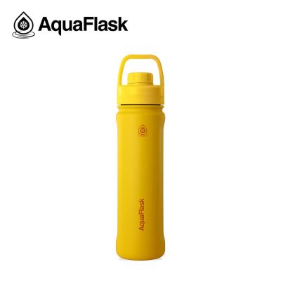 زجاجة مياه حرارى ستانلس ستيل بيد Sport Lid 2025 Mustard 22oz 650ml رقم AF-T131 AquaFlask