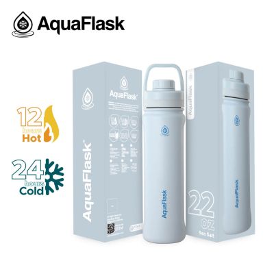 زجاجة مياه حرارى ستانلس ستيل بيد Sport Lid 2025 Sea Salt 22oz 650ml رقم AF-T135 AquaFlask