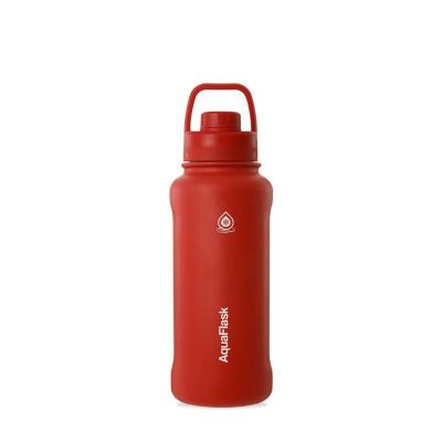 زجاجة مياه حرارى ستانلس ستيل بيد Sport Lid 2025 Cherry Red 32oz 946ml رقم AF-V188 AquaFlask