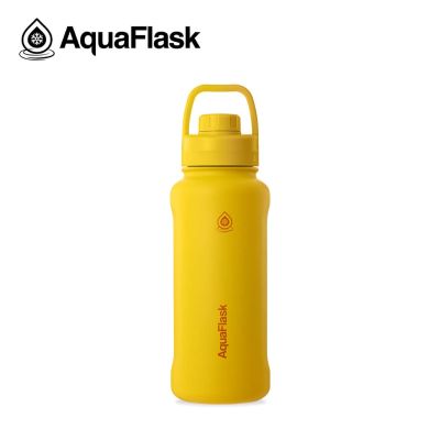 زجاجة مياه حرارى ستانلس ستيل بيد Sport Lid 2025 Mustard 32oz 946ml رقم AF-V194 AquaFlask
