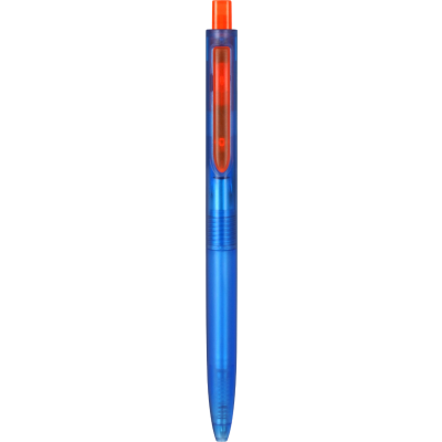 قلم جيل بسوستة 0.7مم سريع الجفاف سن بلية Writech Blue / Orange Cyberpunk Space Up رقم W-0154A2/12-07- Ink B-BLUE