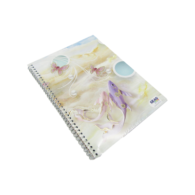 كشكول مسطر ابيض 200ورقة 70جرام غ سلك 5فاصل مقاس210*297سمSkag- Fish