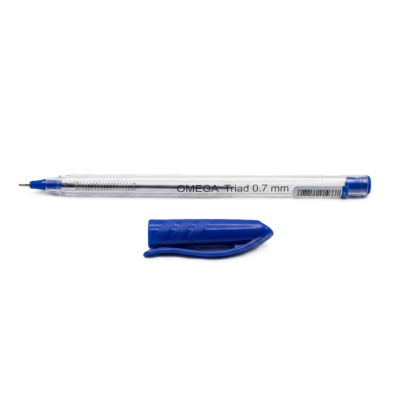 Omega Triad Ballpoint Pen – Blue Ink – 0.7 mm – S103 TP