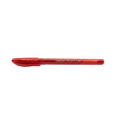 Omega Triad Ballpoint Pen – Red Ink – 0.7 mm – S103 TL