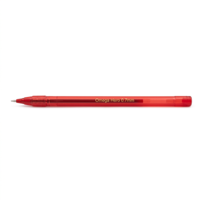Omega Hero Ballpoint Pen – Red Ink – 0.7 mm – S101 TL