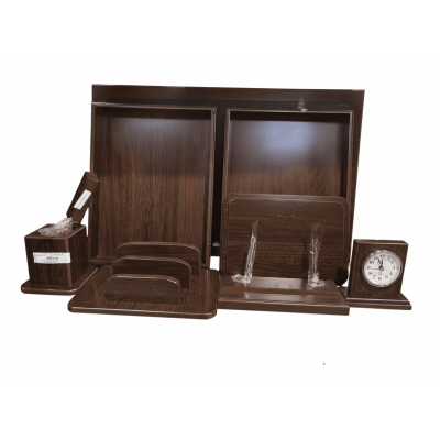 طقم مكتب خشب 9قطعة رقم 109