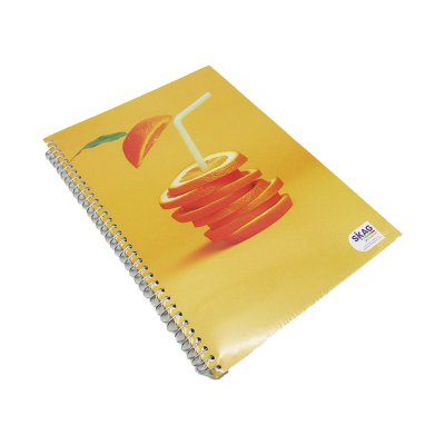 كشكول مسطر ابيض 200ورقة 70جرام غ سلك 5فاصل مقاس210*297سمSkag- Orange Slices