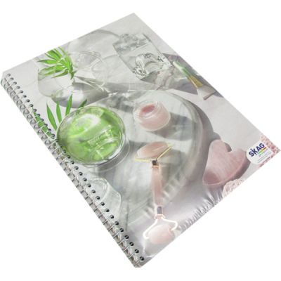 كشكول مسطر ابيض 200ورقة 70جرام غ سلك 5فاصل مقاس210*297سمSkag- Pink Accessories