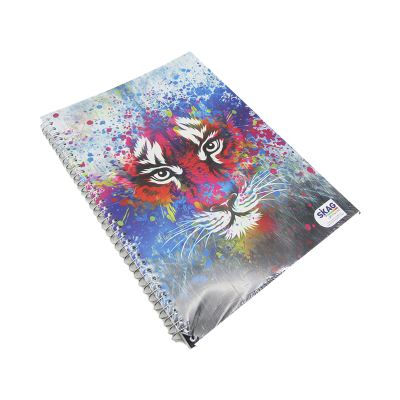 كشكول مسطر ابيض 240ورقة 70جرام غ سلك 6فاصل مقاس210*297سمSkag-Tiger