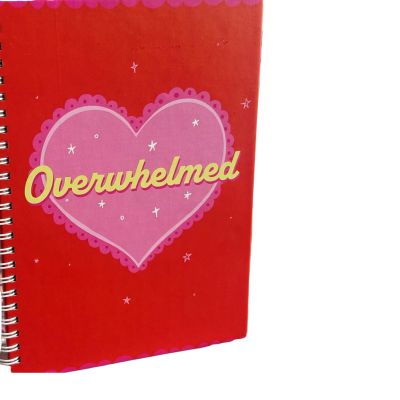 نوت بوك مسطر 80 ورقة ابيض غ سلك A5 رقم Overwhelmed -NB11